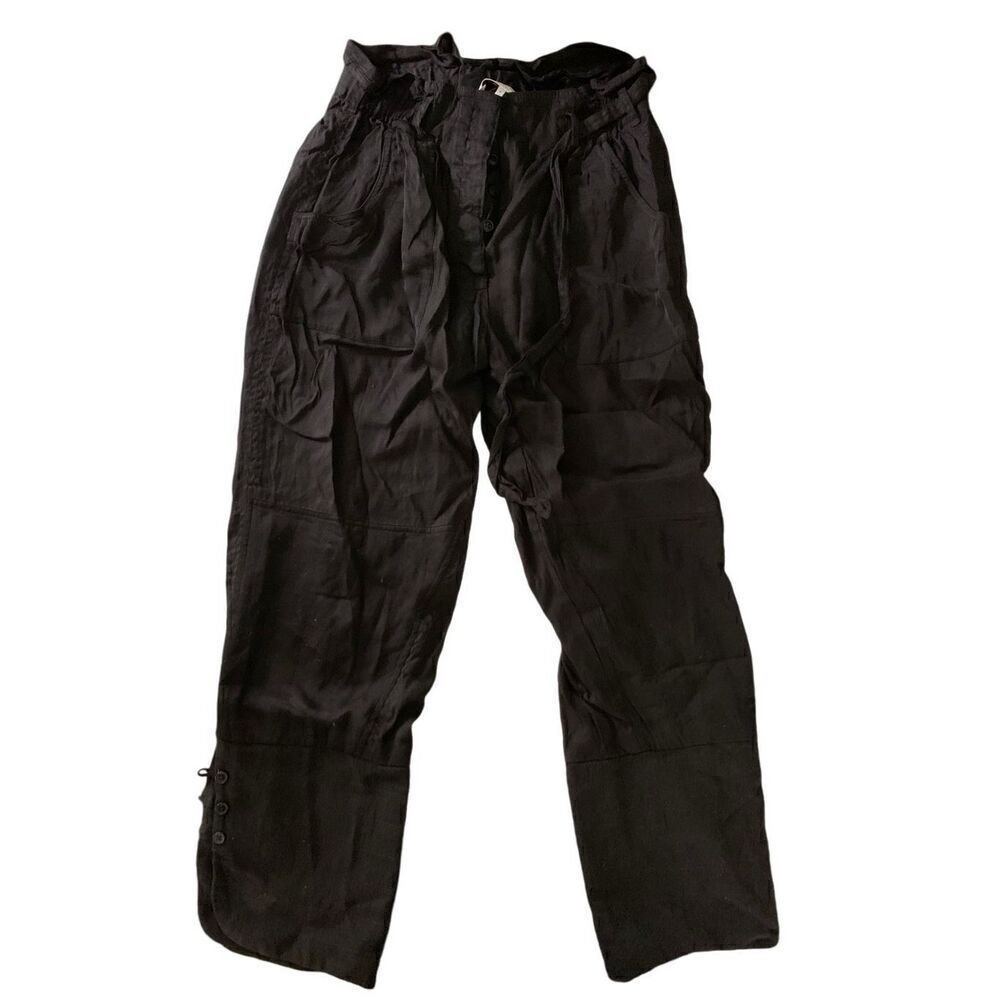 Sea New York baggy black pants women's size six